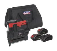 Sealey Cordless Staple/Nail Pistola Kit 18G 20V SV20 Serie - 2 Batterie