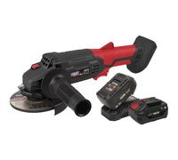 Sealey CP20VAGBKIT Cordless Smerigliatrice Kit Ø115mm 20V 4Ah SV20 - 2 Batteria