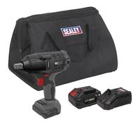 Sealey CP20VPIWKIT1 20V 4Ah 1/2 "Sq Drive Brushless Impact Wrench Kit 700Nm