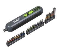 Sealey CP4VSD Cordless Cacciavite Con Set di Punte 4V 25pc