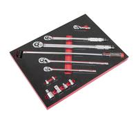 Sealey Cricchetto Chiave Dinamometrica Breaker BAR & Adattatore Presa Set