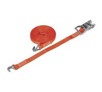 Sealey Cricchetto Cinturino 25mm X 6m Poliestere Ragnatela 1500kg Breaking Forza