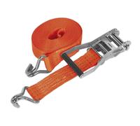 Sealey Cricchetto Cinturino 50mm X 10m Poliestere Ragnatela 3000kg Rottura Forza