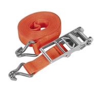 Sealey Cricchetto Cinturino 75mm X 12m Poliestere Cinghie 10000kg Breaking Forza