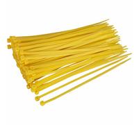 Sealey Cavo fascette CT20048P100Y 200 x 4,8 mm Giallo Confezione 100