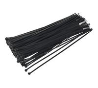 Cavo Cravatta 300 x 4.4mm Nero Confezione Di 100 - Sealey CT30048P100 Nuovo