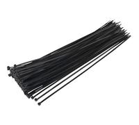 Cavo Cravatta 380 x 4.4mm Nero Confezione Di 100 - Sealey CT38048P100 Nuovo