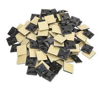 Sealey CTM2525B Autoadesivo Cavo Fascette Montaggio 25 x 25mm Nero Confezione