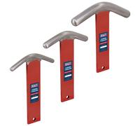 Sealey Curvo Bordi Per Foglio Metallo Formatura 3 Pezzi Curve & Rimodella MW15
