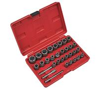 Sealey Dado & Bullone Estrattore Set 32pc Design Sottile Inversa Spirale