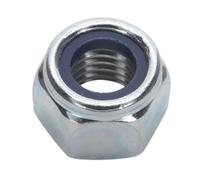 Sealey Dado Di Blocco In Nylon M12 Zincato Confezione Da 25 NLN12