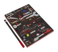 Sealey Diesel E Benzina Master Kit Attrezzi Messa IN Fase 59pc VAG - Belt /