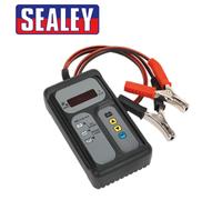 Sealey Digitale Batteria Tester 12v Sicuro Easy Test SAE din ENC2 Robusto Volumi