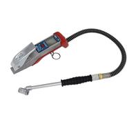 Sealey Digitale Gonfiatore Pneumatico 0.5m Tubo Con Doppio Push-On Connettore