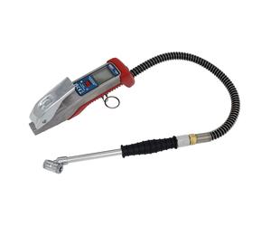 Sealey Digitale Gonfiatore Pneumatico 0.5m Tubo Con Doppio Push-On Connettore