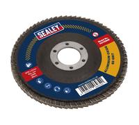 Sealey Disco Flap In Ossido Di Alluminio Ø115Mm Ø22Mm Foro 60Grit FD11560E