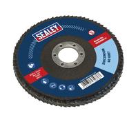 Sealey Disco Flap Zirconio Ø125Mm Ø22Mm Foro 60Grit FD12560
