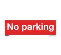Sealey Divieto Sicurezza Insegna - No Parcheggio - Rigido Plastica SS16P1
