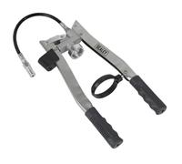 Sealey Doppio Leva Grasso Pistola 300mm 30.5cm Consegna Tubo 4 Jaw Accoppiatore