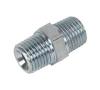 Sealey Doppio Unione 1/4" BSPT Confezione Di 5 Maschi AC12
