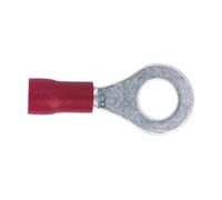 Sealey Easy-Entry Anello Terminale 6.4mm (0.6cm) Rosso Confezione Di 100 RT26