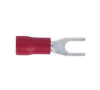 Sealey Easy-Entry Forcella Terminale 3.7mm (4BA) Rosso Confezione Di 100 RT13