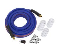 Sealey Extra Resistente Alto Flusso Tubo Aria Kit Con Raccordi 15m X 13mm AHK05