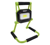 Sealey Ricaricabile Portatile Fold Piatto Proiettore 20W Cob LED Ioni di Litio