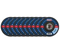 Sealey FD11512010 - Dischi lamellari in zirconio, dimensioni: Ø115/Ø22 mm, grana 120
