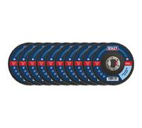 Sealey FD1156010 115mm Zirconium Dischi Lamellari 60Grit 22mm Foro - Pacco 10