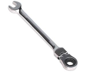 Sealey FHRCW10 Flessibile Testa Chiave Combinata a Cricchetto 10mm
