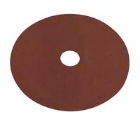 Sealey Fibra Sostenuto Levigatura Disco 100mm 80Grit Legno O Metallo Pacco 25