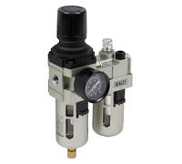 Sealey Filtro Aria Regolatore Lubrificatore Massimo Flusso D'Aria 60cfm SA106
