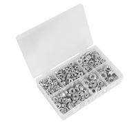 Sealey Flangia Dado Assortimento 390pc M5-M12 a Lama Seghettata Metrico AB031FN