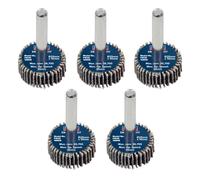 Sealey Flap Wheel 25 X 10Mm 6Mm Shaft 80Grit - Confezione Da 5 FW2510805