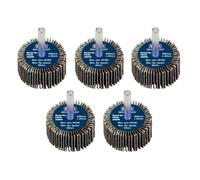 Sealey Flap Wheel 40 X 20Mm 80Grit 6Mm Shaft - Pack Di 5 FW4020805