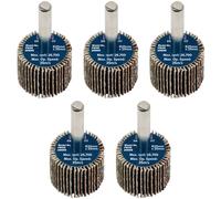 Sealey FW2520605 25 x 20mm Abrasiva Linguetta Ruota Su 6mm Asta 60Grit - Pacco 5