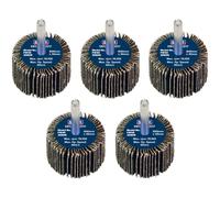 Sealey FW4030805 40 x 30mm Abrasiva Linguetta Ruota Su 6mm Asta 80Grit - Pacco 5