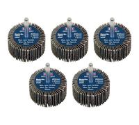 Sealey FW5025ASS 50 x 25mm Abrasiva Linguetta Ruota Su 6mm Asta Assortiti Grana