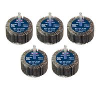 Sealey FW6030405 60 x 30mm Abrasiva Linguetta Ruota Su 6mm Asta 40Grit - Pacco 5