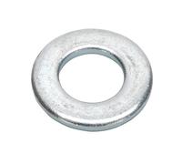 Sealey Rondella Piatta din 125 M10 X 21mm Form A Zinco Confezione Di 100 FWA1021