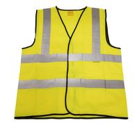 Sealey Alta Visibilità Gilet ( Sito E Strada Utilizzare) Giallo - Medio 9804M