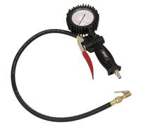 Sealey Gonfiatore Pneumatico Con Clip Connettore Calibro Gamma 0-174psi 0-12bar
