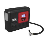 Sealey Gonfiatore Pneumatico & Worklight 12V Run Tempo 60mins Aria Supply 120psi