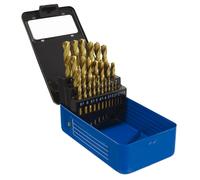 Sealey HSS Pienamente Terra Set Punte Trapano 25pc din 338 Metrico AK4725