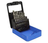 HSS Split Punto Pienamente Terra Set Trapano 19pc Metrico - Sealey AK47191 Nuovo