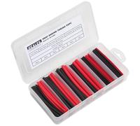 Sealey Tubazioni Termoretraibili Assortimento 95pc 100mm Nero & Rosso HST100BR