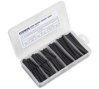 Sealey Tubazioni Termoretraibili Assortimento 180pc 50 & 100mm Nero HST501B
