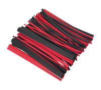 Tubazioni Termoretraibili Assortimento 72pc Nero & Rosso Adesivo Foderato 200mm