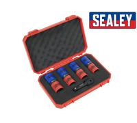 Sealey Impact Lega Ruota Prese Maniche - Inc 1/2 Misure per Gonfie Dadi Coperchi